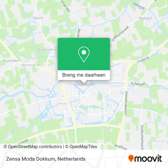 Zensa Moda Dokkum kaart
