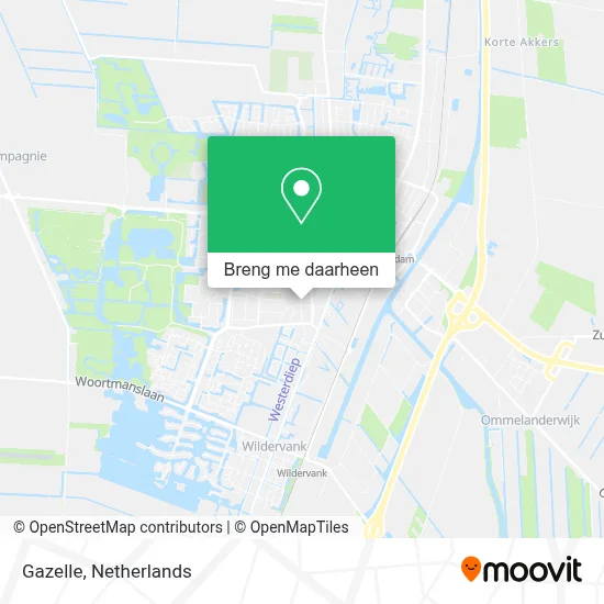 Gazelle kaart
