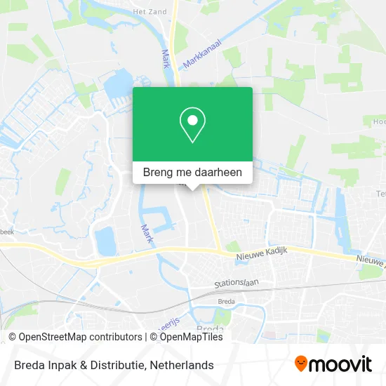 Breda Inpak & Distributie kaart
