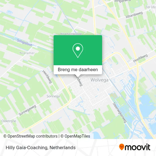 Hilly Gaia-Coaching kaart