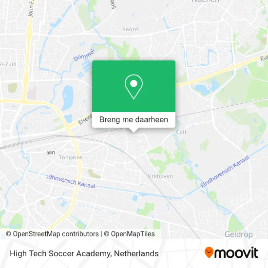 High Tech Soccer Academy kaart