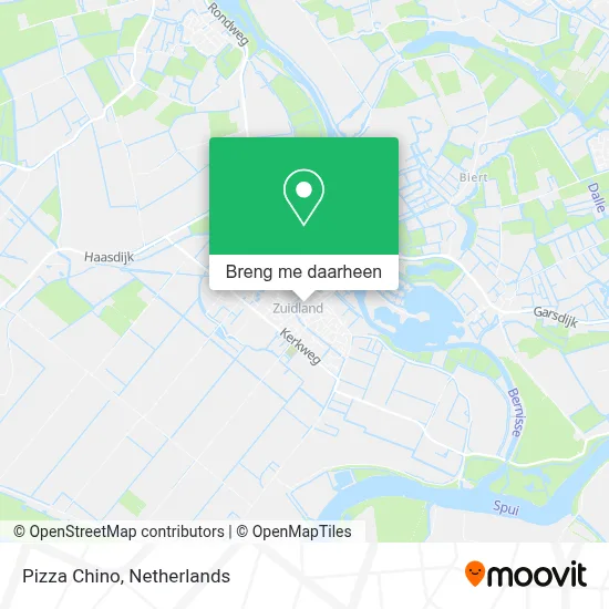 Pizza Chino kaart