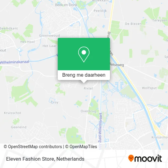 Eleven Fashion Store kaart