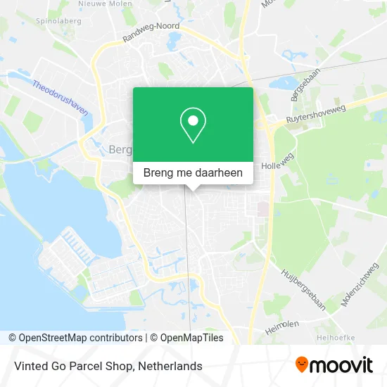 Vinted Go Parcel Shop kaart