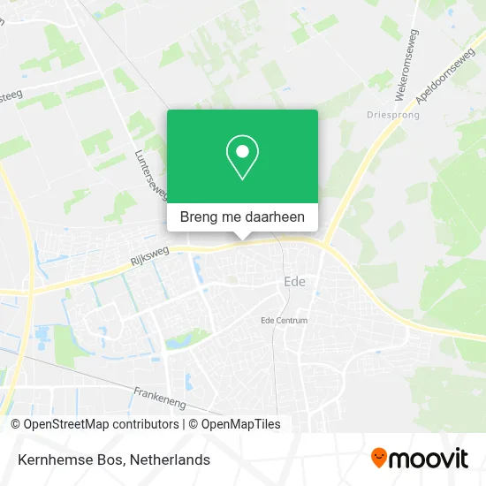 Kernhemse Bos kaart