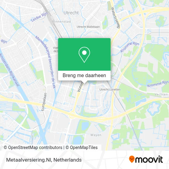Metaalversiering.Nl kaart
