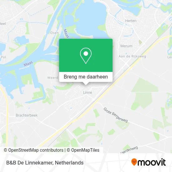 B&B De Linnekamer kaart
