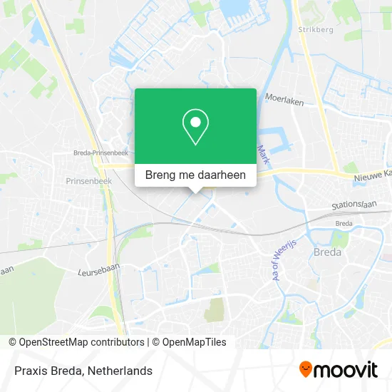 Praxis Breda kaart