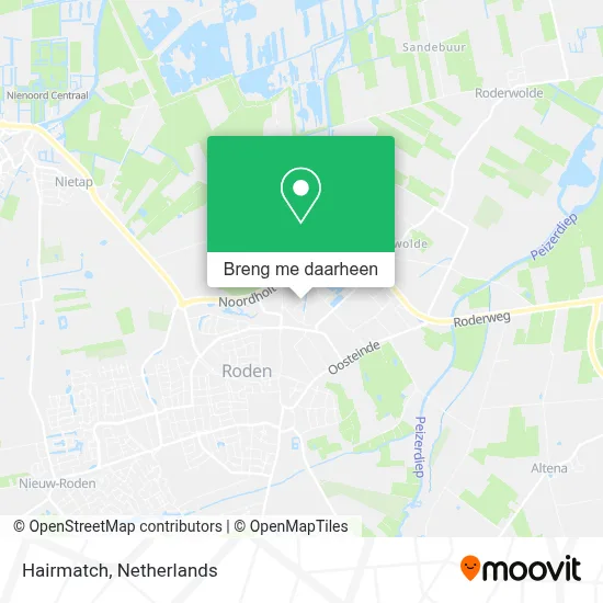 Hairmatch kaart