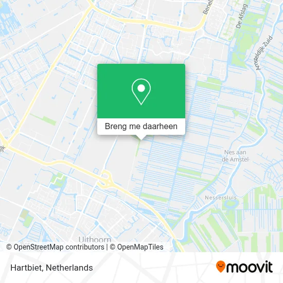 Hartbiet kaart