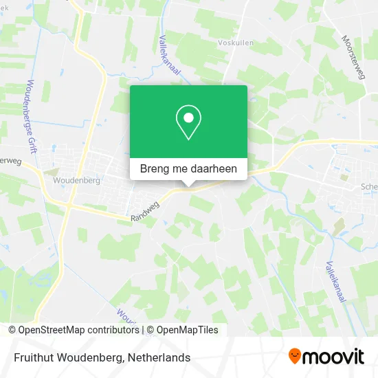 Fruithut Woudenberg kaart