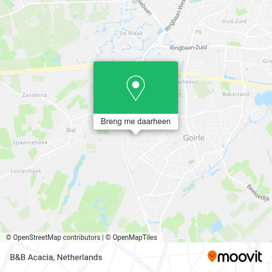 B&B Acacia kaart