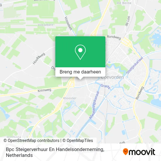 Bpc Steigerverhuur En Handelsonderneming kaart