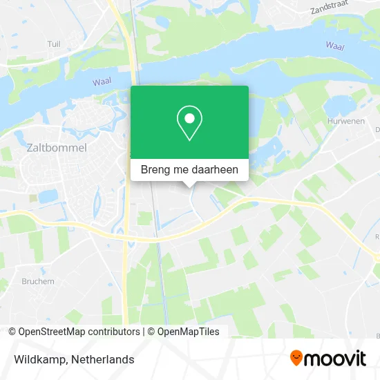 Wildkamp kaart