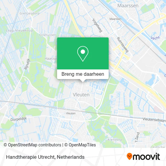 Handtherapie Utrecht kaart