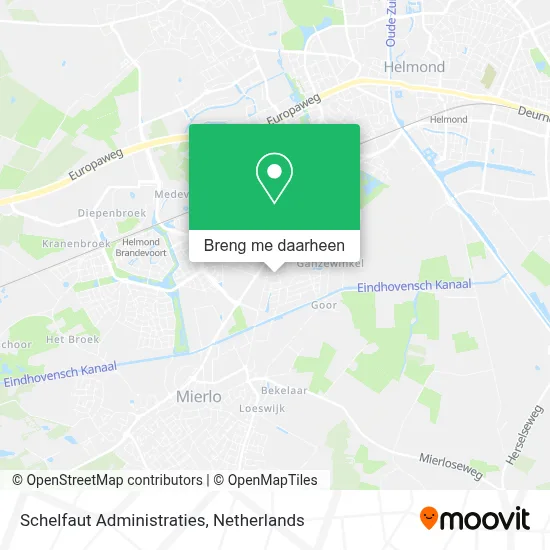 Schelfaut Administraties kaart
