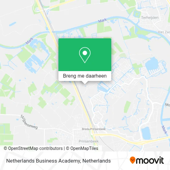 Netherlands Business Academy kaart