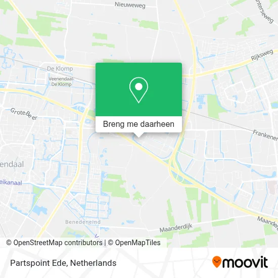 Partspoint Ede kaart
