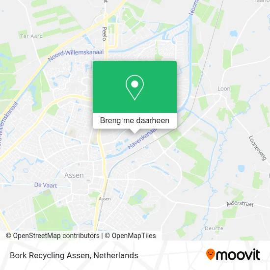 Bork Recycling Assen kaart