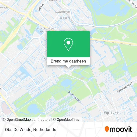 Obs De Winde kaart