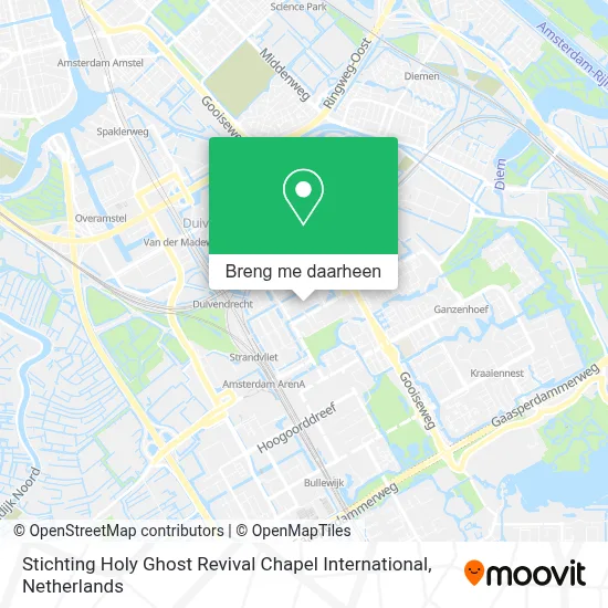 Stichting Holy Ghost Revival Chapel International kaart