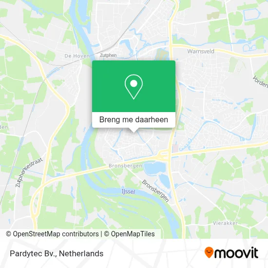 Pardytec Bv. kaart