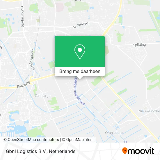 Gbnl Logistics B.V. kaart