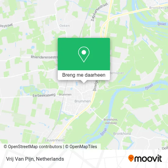 Vrij Van Pijn kaart