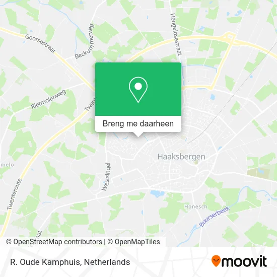 R. Oude Kamphuis kaart