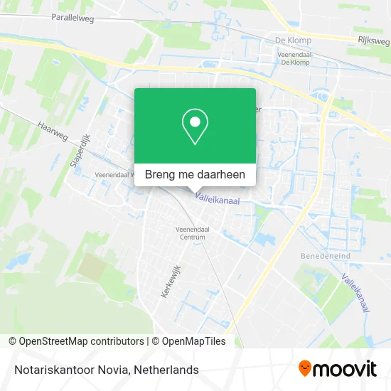 Notariskantoor Novia kaart