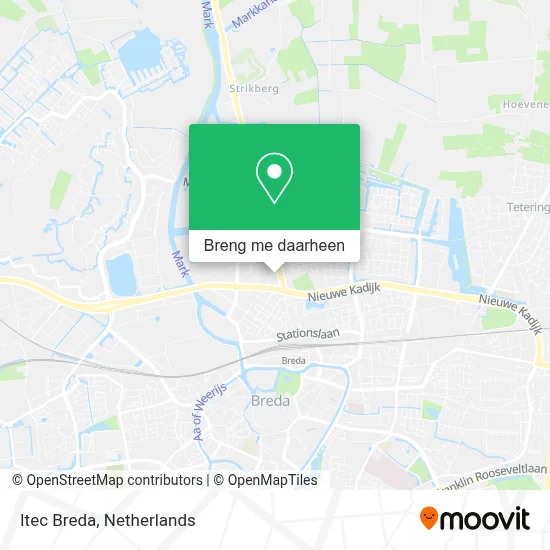 Itec Breda kaart
