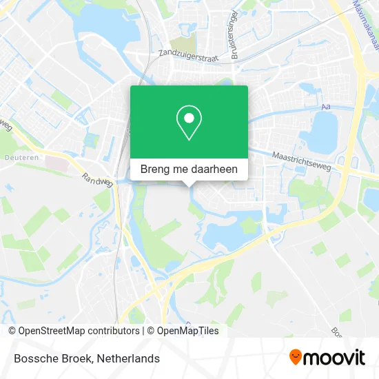 Bossche Broek kaart