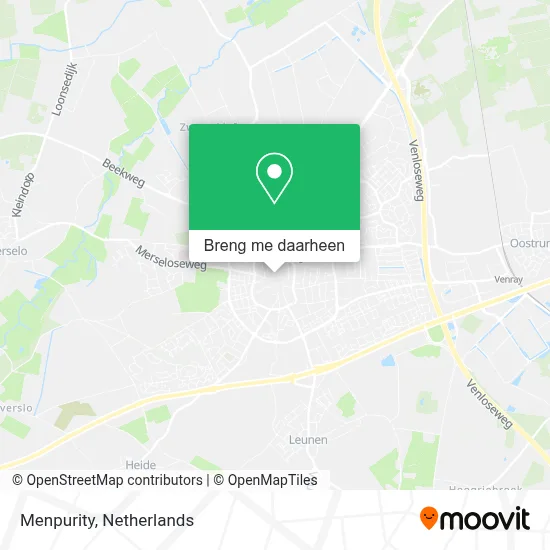 Menpurity kaart