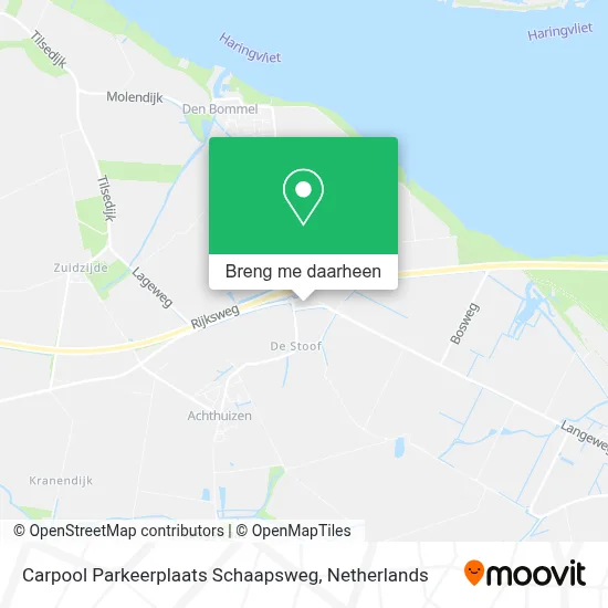 Carpool Parkeerplaats Schaapsweg kaart