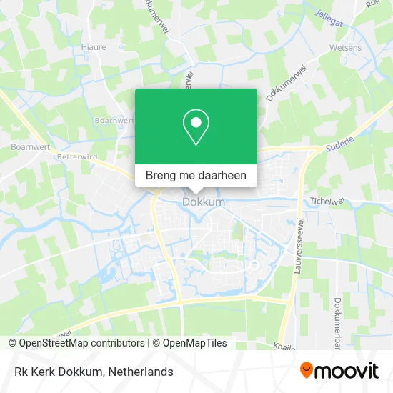 Rk Kerk Dokkum kaart