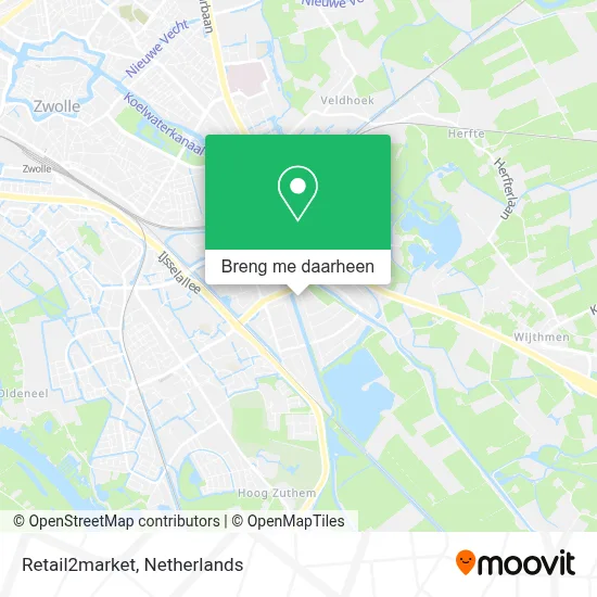 Retail2market kaart