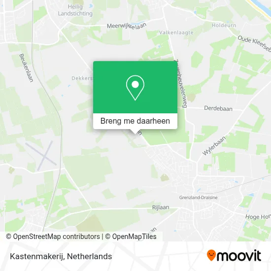 Kastenmakerij kaart