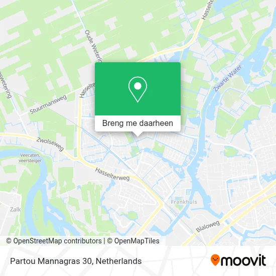 Partou Mannagras 30 kaart