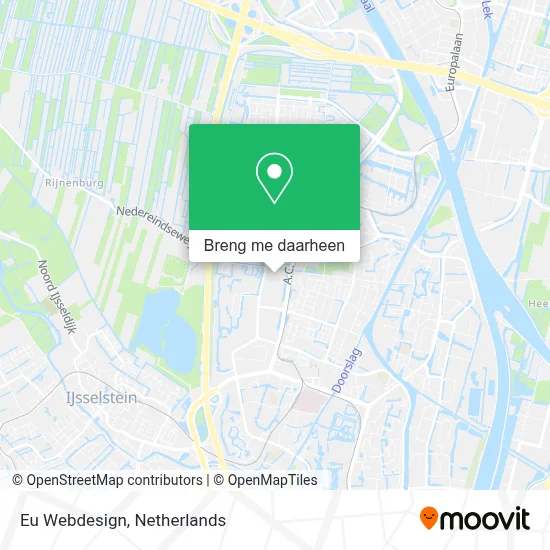 Eu Webdesign kaart