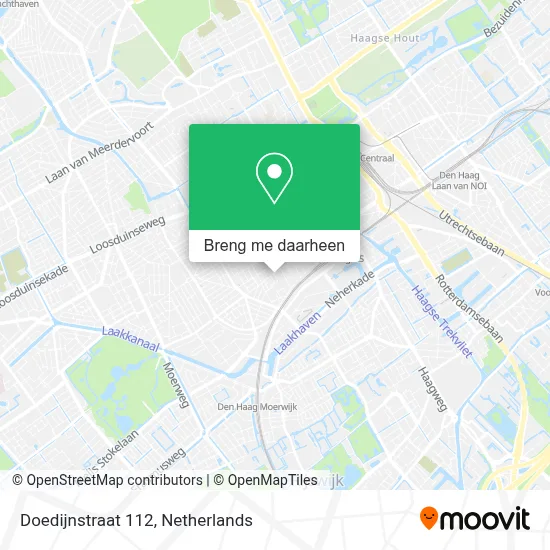 Doedijnstraat 112 kaart