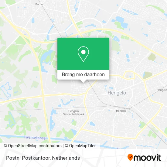 Postnl Postkantoor kaart