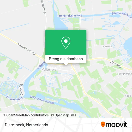 Dierotheek kaart