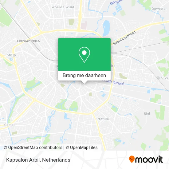 Kapsalon Arbil kaart