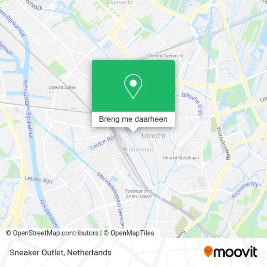 Sneaker Outlet kaart