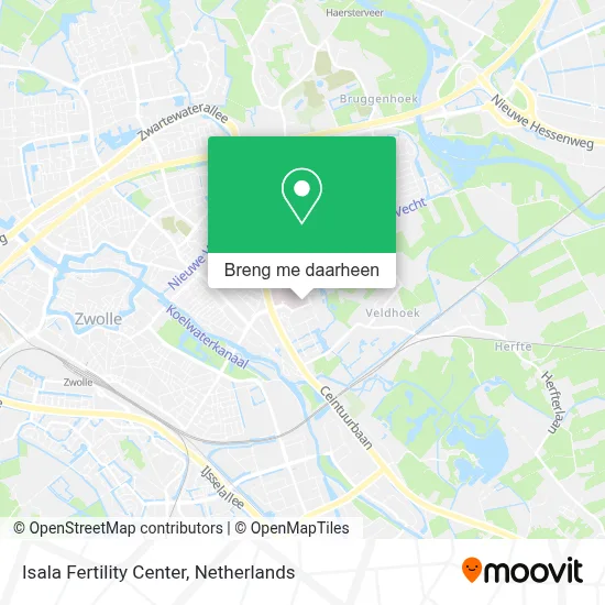 Isala Fertility Center kaart