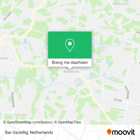 Bar Gezellig kaart