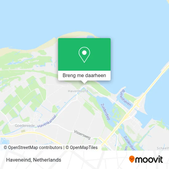Haveneind kaart