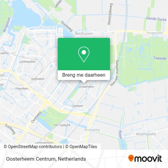 Oosterheem Centrum kaart