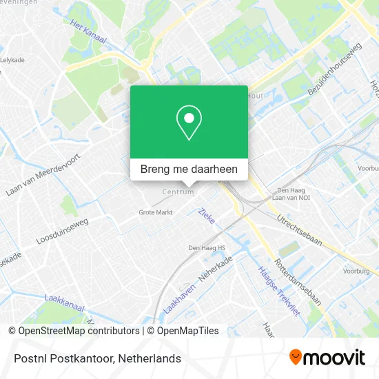 Postnl Postkantoor kaart