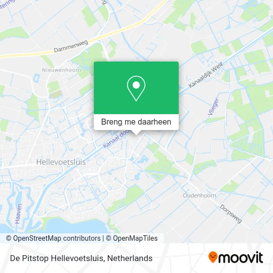 De Pitstop Hellevoetsluis kaart